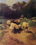 unknow artist Sheep 190 Spain oil painting artist